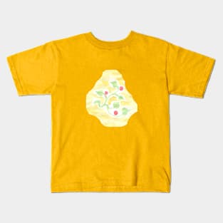 Drawn branch of a plant. Fashionable watercolor trend for those who love minimalism and laconicism Kids T-Shirt